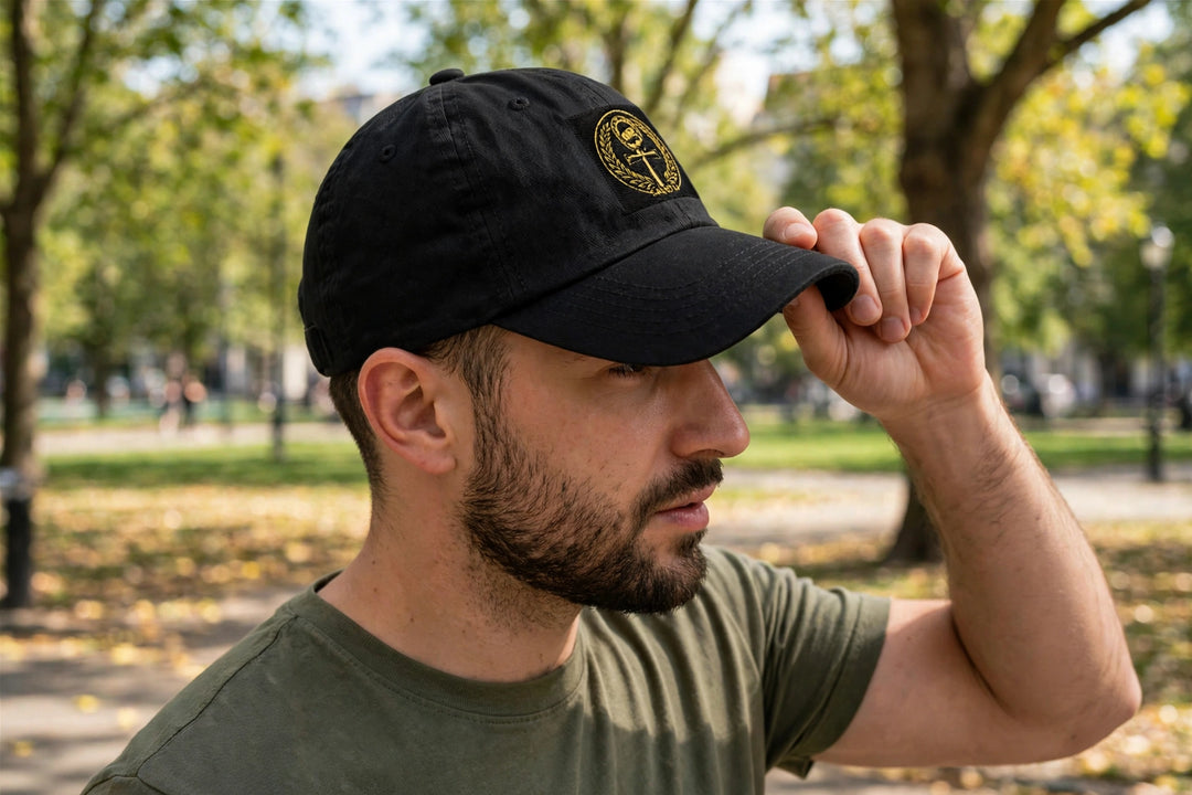 One Family Baseball Cap — realistic lifestyle photo